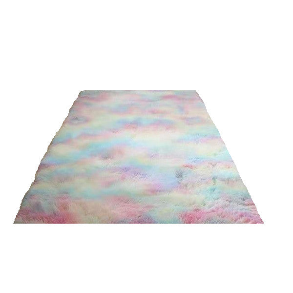 Soft Fluffy Long Hair Carpets Corridor Balcony Laundry Room Bedroom Non Slip Mats Rugs