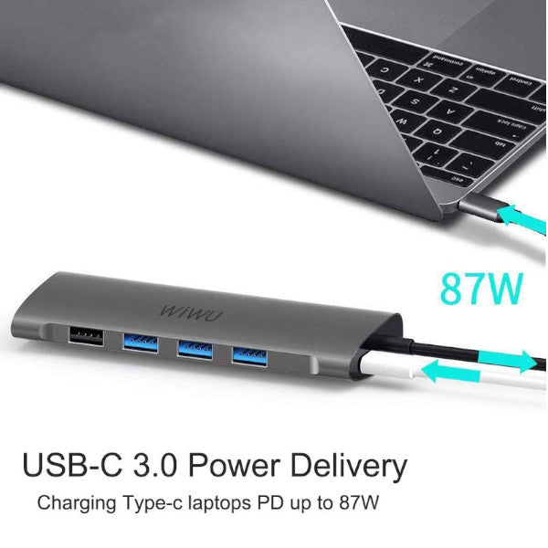 11 In Multi Usb 3.0 Hub For Macbook Pro Adapter Dock Charging Type Hdmi Rj45 Vga Splitter Usb Cables Hubs & Adapters