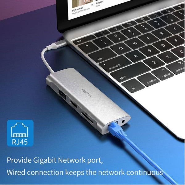 11 In Multi Usb 3.0 Hub For Macbook Pro Adapter Dock Charging Type Hdmi Rj45 Vga Splitter Usb Cables Hubs & Adapters