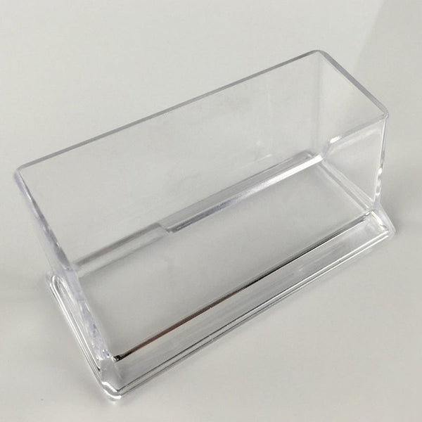 Desk Shelf Storage Box Acrylic Plastic Transparent Desktop Business Card Holder