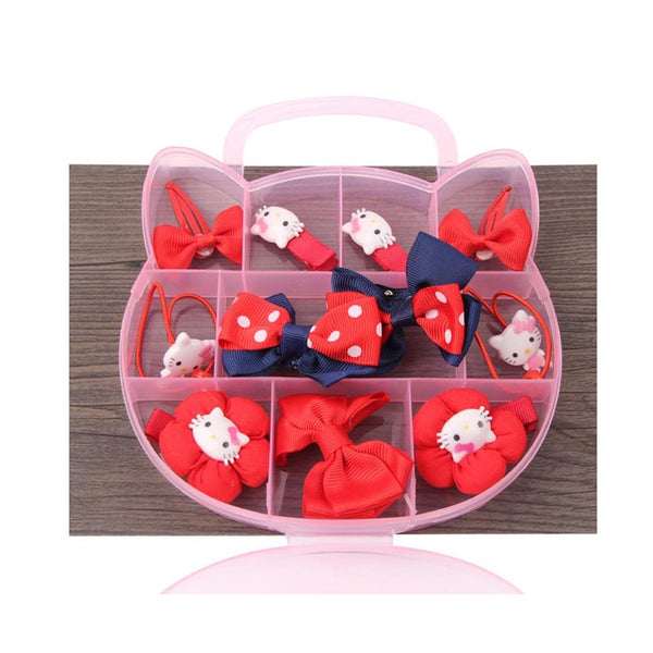 1Children's Hair Suit Cartoon Headdress Cute Butterfly Clip Red Hair Accessories