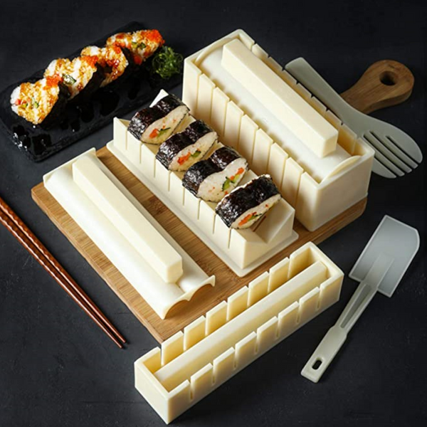 11Pcs Set Diy Non Stick Professional Sushi Making Kit Rolling Molds Sushi Kits