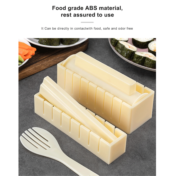 11Pcs Set Diy Non Stick Professional Sushi Making Kit Rolling Molds Sushi Kits