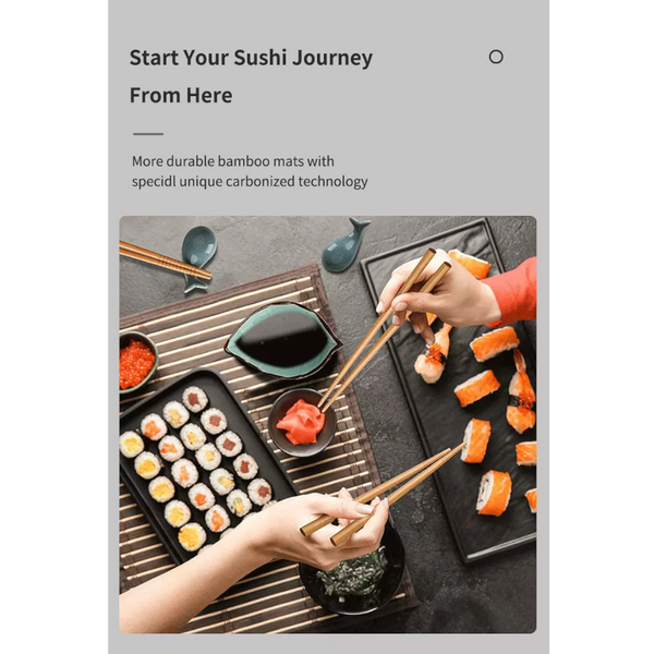 11Pcs Set Diy Non Stick Professional Sushi Making Kit Rolling Molds Sushi Kits