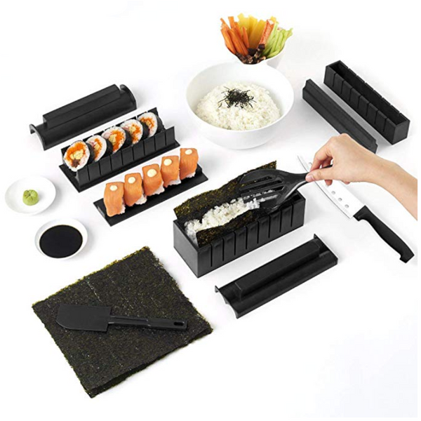 11Pcs Set Diy Sushi Making Roller Kit Kitchen Gadgets Sushi Kits