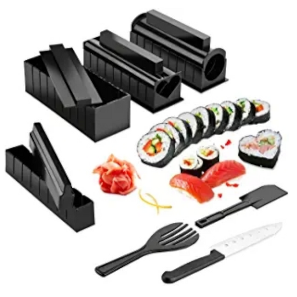 11Pcs Set Diy Sushi Making Roller Kit Kitchen Gadgets Sushi Kits