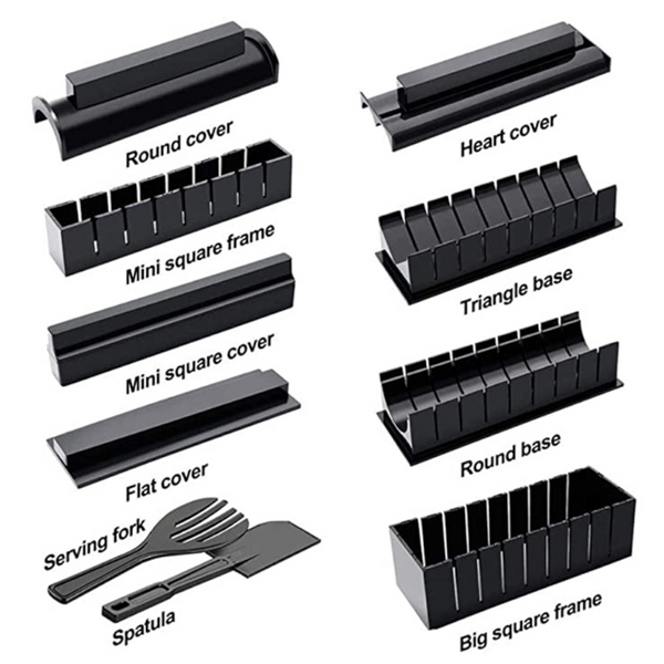 11Pcs Set Diy Sushi Making Roller Kit Kitchen Gadgets Sushi Kits