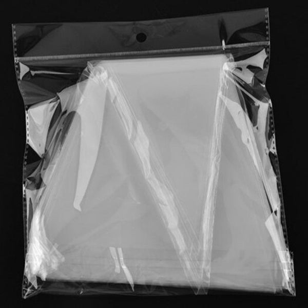 12 Inch Pe Disposable Baking Cake Pastry Bag 50Pcs Transparent