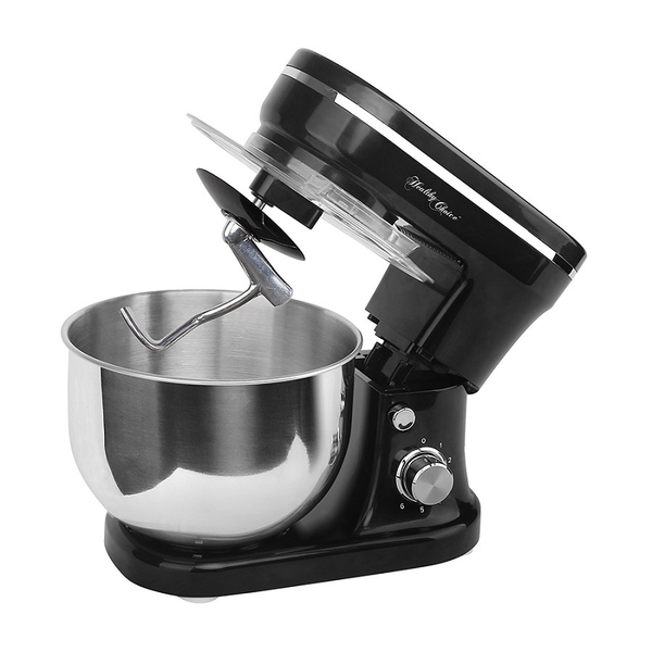 1200W Mix Master 5L Kitchen Stand Mixer W/Bowl/Whisk/Beater - Black
