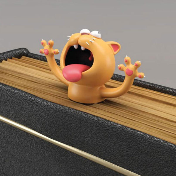 3D Cartoon Cute Novelty Animal Pvc Bookmark Bookmarks