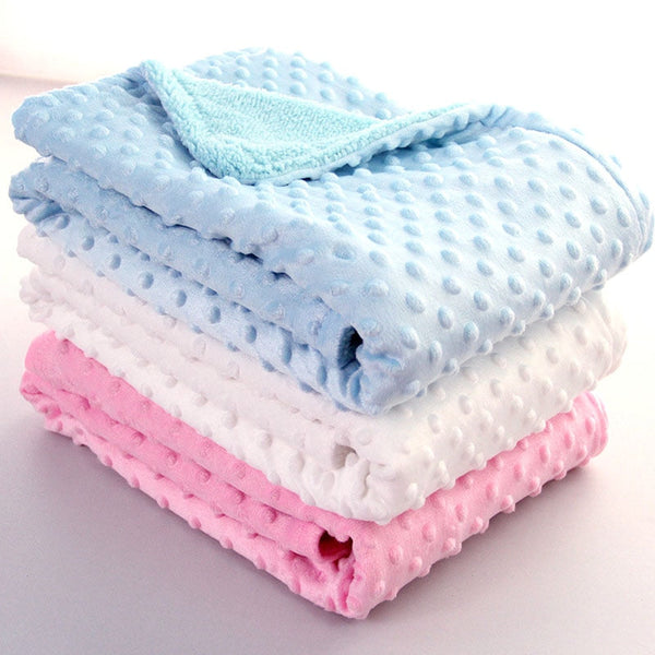 Polka Dot Soft Swaddle Little One Blanket Nursery Blankets & Throws