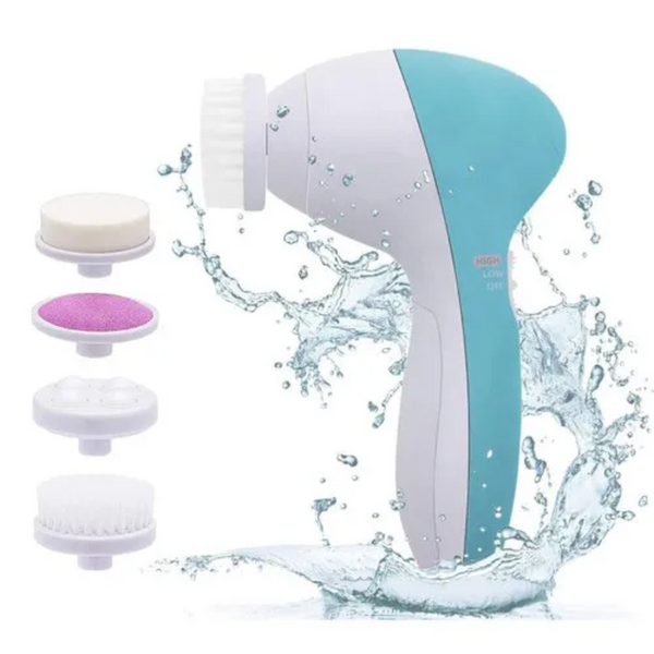 Facial Cleansing Devices 5In1 Face Cleansing Brush Facial Electric Wash Machine Deep Cleaning