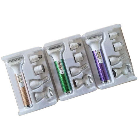 5In1 Electric Lady Shaver Hair Remover Body Nose Trimmer Face Shavers Eyebrow Razor Women's Shavers