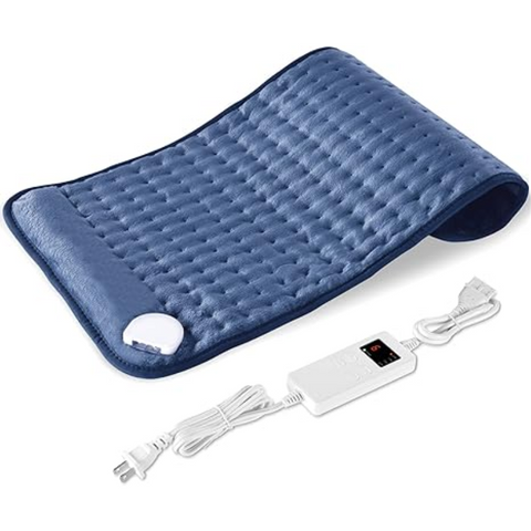 45W Electric Heating Pad Timer Shoulder Neck Back Spine Leg Pain Relief Winter Warmer Cold & Hot Packs & Wraps