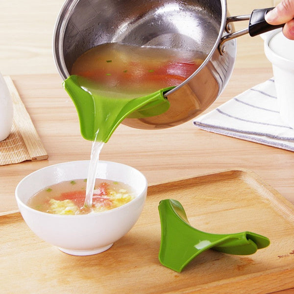 Silicone Soup Funnel Kitchen Gadget Tool For Efficient Pouring In The Other Kitchen Gadgets