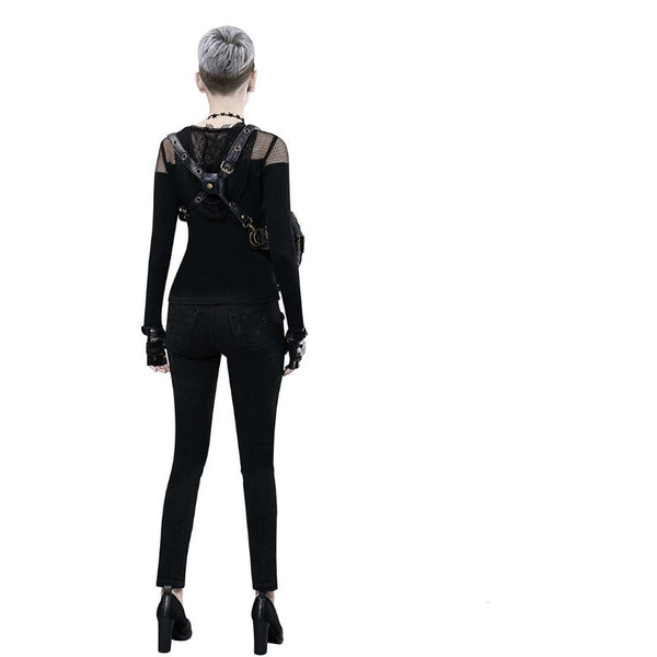 Women Backpacks Steampunk Motorcycle Bag