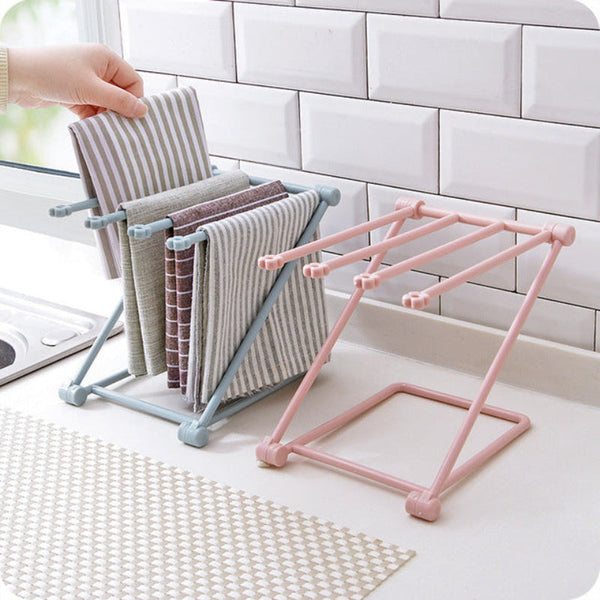 Foldable Dishcloth Shelf Kitchen Accessories Gadget Organizer Sink Organisers