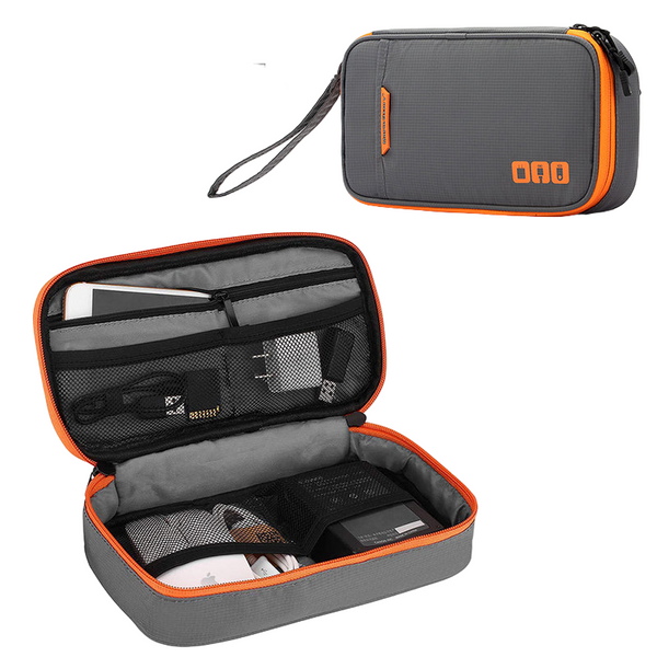 Travel Essential Cable Organizer Bag: A Compact Storage Solution For Charging Cords Chargers And Accessories. Cable Ties & Organisers