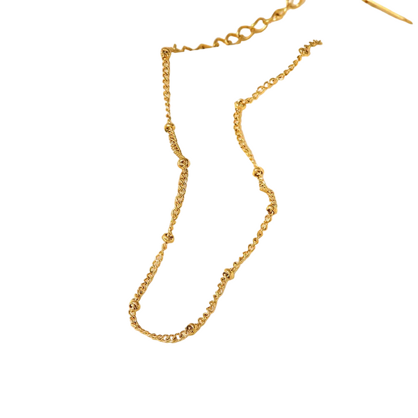 Stainless Steel Bead Anklet Anklets