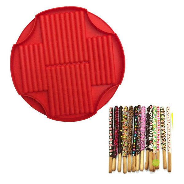 Chocolate Bar Mould Mold Silicone Baking For Cookie Sticks Potato Muffin Pans & Baking Moulds