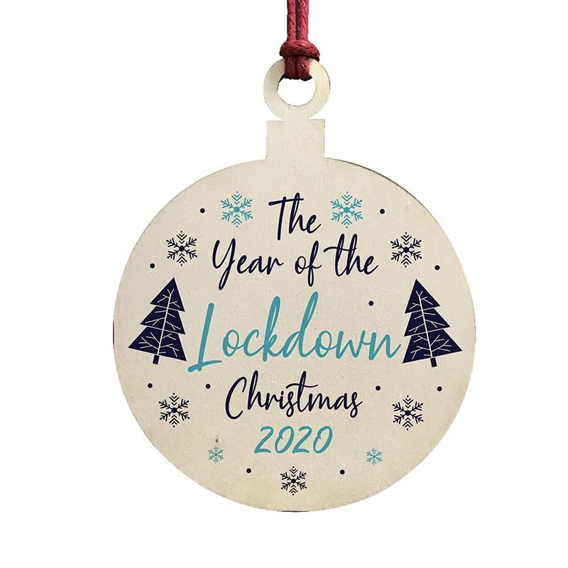 Lockdown Christmas Tree Ornaments 2020 Keepsakes Seasonal Decorations