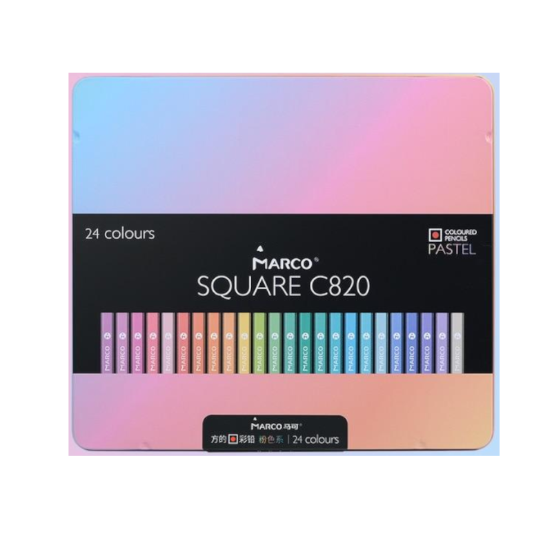 12 / 24 Colours Pastel Coloured Pencils Drawing Craft At G01 Art Pencils & Charcoal