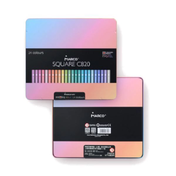 12 / 24 Colours Pastel Coloured Pencils Drawing Craft At G01 Art Pencils & Charcoal