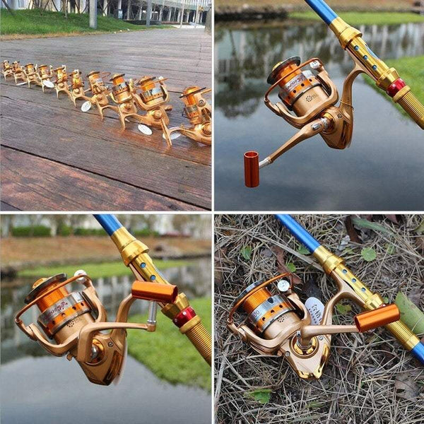Fishing 12Bb All Metal Spinning Ultra Smooth Spool Lightweight Aluminium Reels