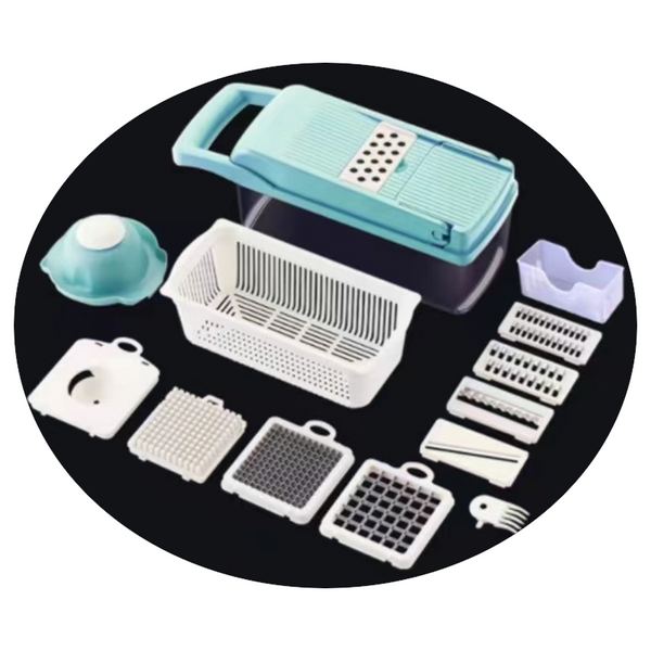 12In1 Manual Vegetable Chopper Kitchen Gadgets Food Onion Cutter Slicer Choppers