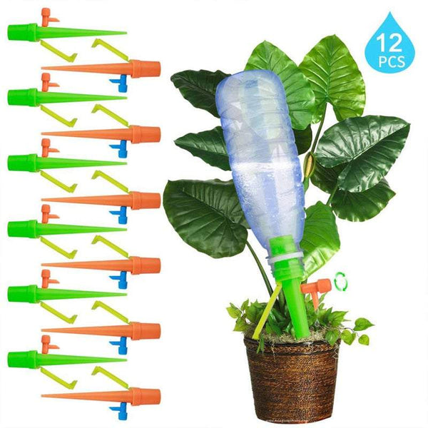 Garden Care Watering 12Pcs Automatic Devices With Control Valve Switch Self Watering Aids