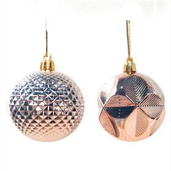 12Pcs Christmas Ball 6Cm Tree Decor Bauble Party Hanging Ornament For Home Xmas Decoration Gifts