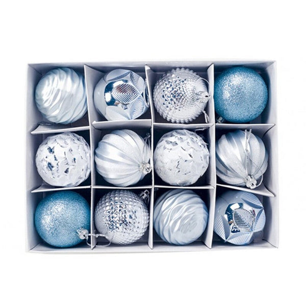 12Pcs Christmas Ball 6Cm Tree Decor Bauble Party Hanging Ornament For Xmas Decoration Gifts Seasonal Decorations