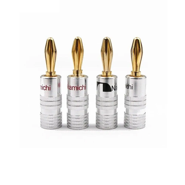 Audio Cable Plugs & Jacks 12Pcs Gd Amp Speaker Banana Plug Connectors