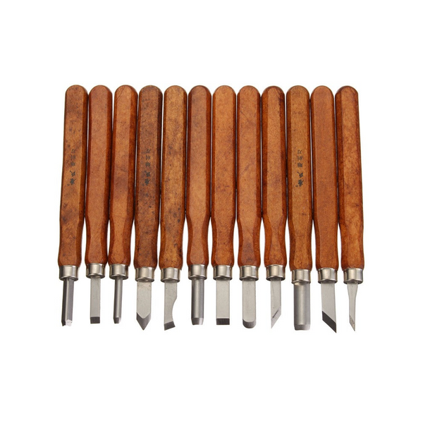 12Pcs / Set Wood Carving Chisel Tool Working Accessories Wood Carving Kits