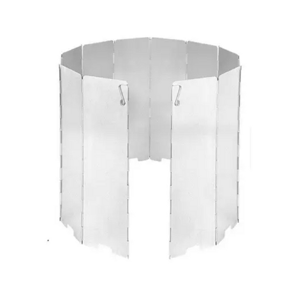 12 Plates Gas Stove Wind Shield Outdoor Camping Cooking Windproof Screen Other Camping Cooking Supplies