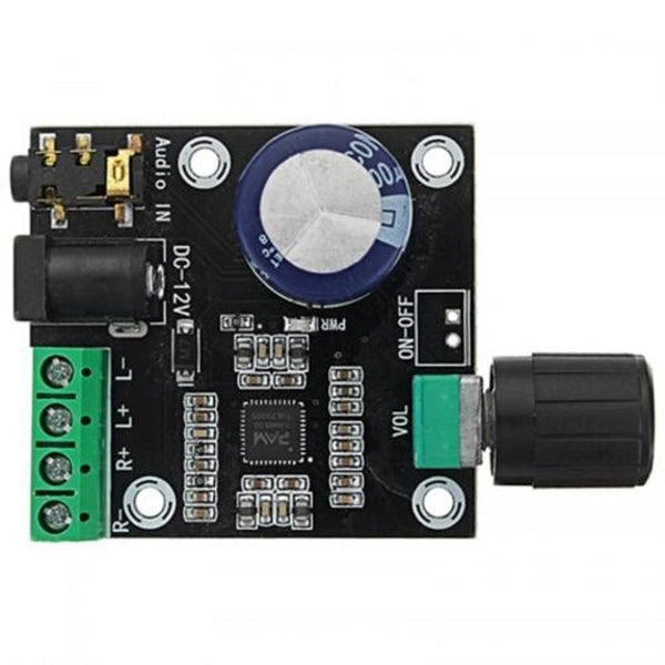 12V Mini Hi Fi Pam8610 Audio Stereo Amplifier Board X 10W Dual Channel Class Black Development Kits & Boards