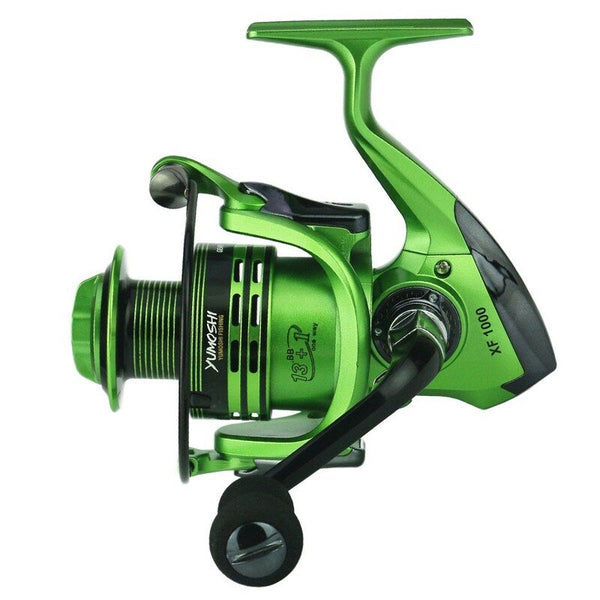 Ball Bearings Spinning Fishing Reel Green Reels