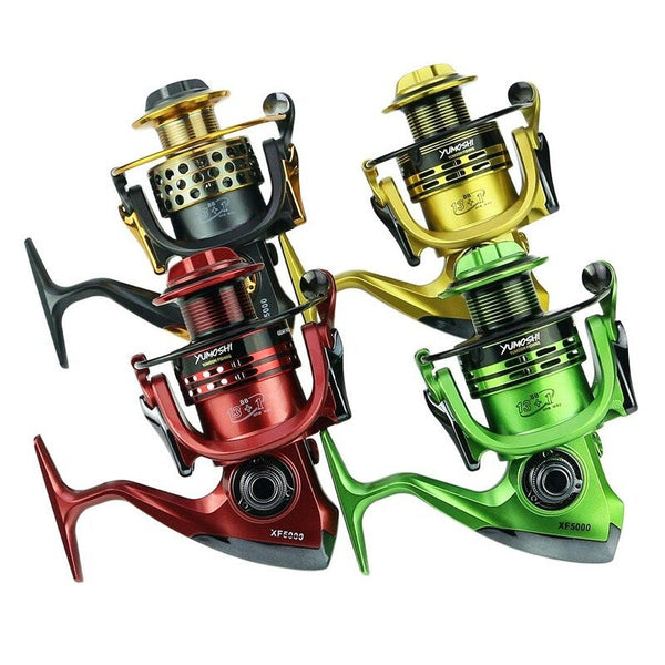 Ball Bearings Spinning Fishing Reel Green Reels