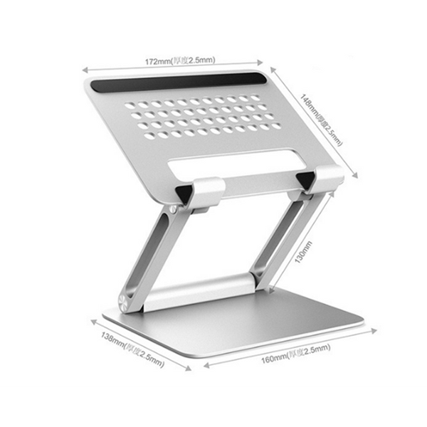 13.3 Inch Mobile Phone Tablet Computer Stand Aluminum Alloy Folding Liftable Desktop Ipad Display Stands Holders & Car Mounts