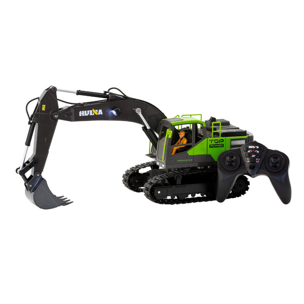 1:18 Scale 13 Channel Alloy Remote Control Excavator Construction Vehicle With Lights Sound And Steam Other Rc Model Vehicles & Kits