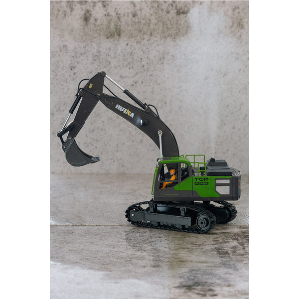 1:18 Scale 13 Channel Alloy Remote Control Excavator Construction Vehicle With Lights Sound And Steam Other Rc Model Vehicles & Kits