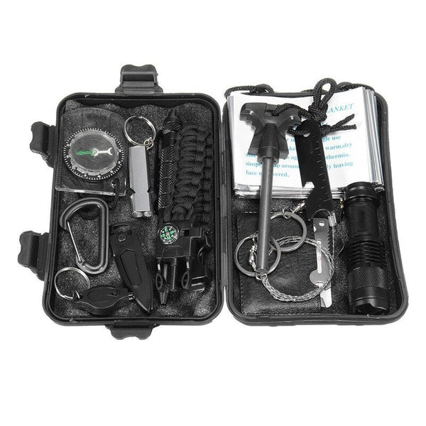 13 In Professional Multifunction First Aid Kit Sos Emergency Camping Survival Equipment Outdoor Tactical Hiking Gear Tool