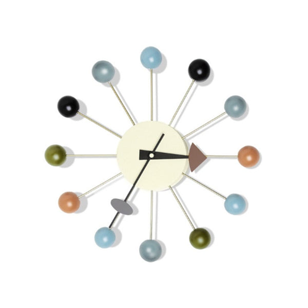 13 Inch Simple Candy Wall Clock Solid Color Colored Silent Suitable For Living Room Dining Black Wall Clocks