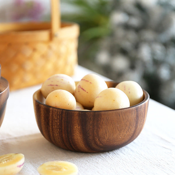 Kitchen Natural Wooden Bowl Household Fruit Salad For Home Restaurant Food Container Utensils Note The Size Hot Bowls