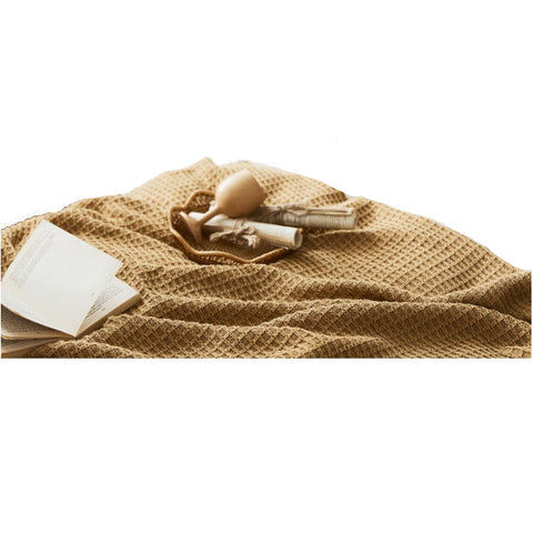 130 X 160Cm Cozy Throw Blankets Light Brown