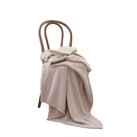 130 X 160Cm Cozy Throw Blankets Light Grey
