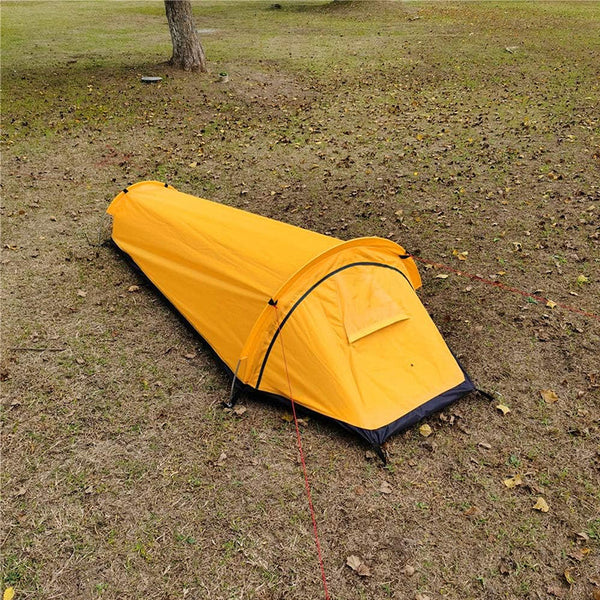 Lightweight Single Person Camping Tent Outdoor Sleeping Bag Hiking Travel Gear 2025 Novelty Tents