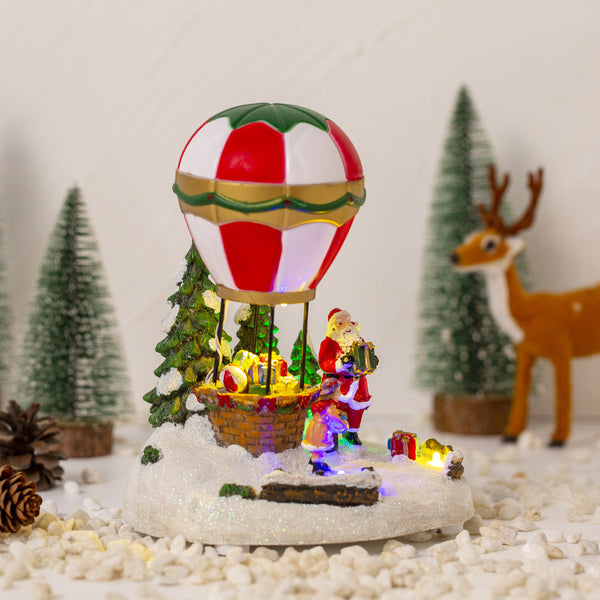 Christmas Led Light Up Music House Decorative Snow With Sound Creative Gift And Holiday Decoration Seasonal Decorations