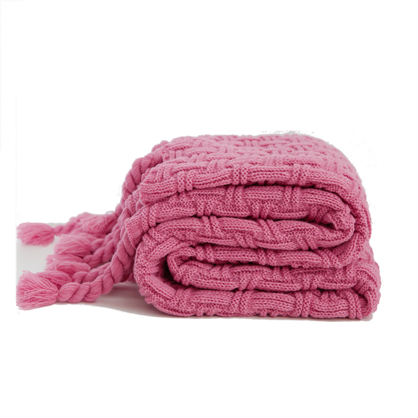 130 X 160Cm Throw Thread Blanket Bedcover With Tassel For Sofa Blankets