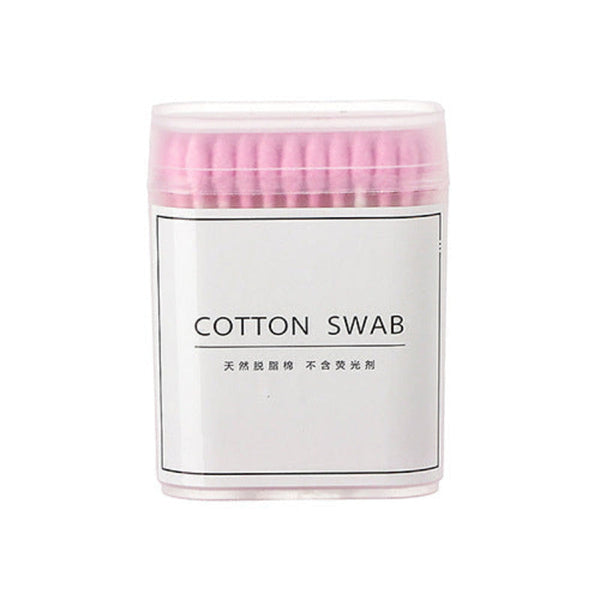 100/200/300Pcs Disposable Double Head Wood Cotton Swab Lipstick Ear Cleaning Buds Makeup Sticks Swabs Tools Sponges Applicators & Cotton